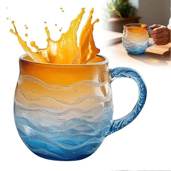 Ny solnedgang havkopp Blue/2pcs