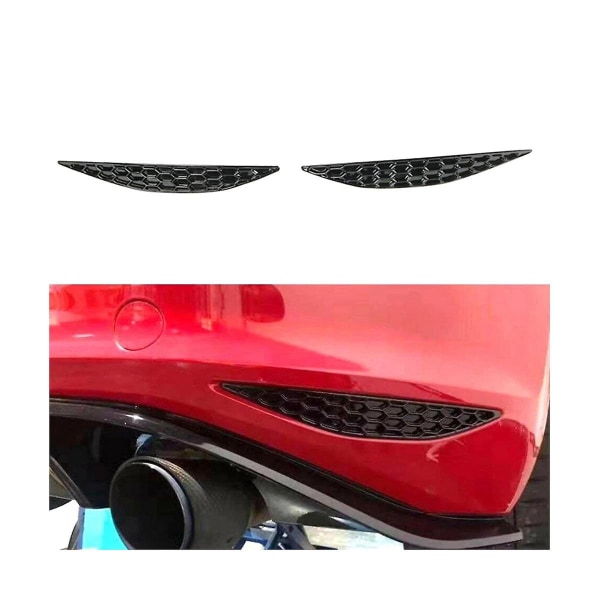 1 par Bakre Bar Honeycomb Reflector Cover Trim Styling For Golf 7 Mk7 2014-2018 Tail Tåkelys Strips-klistremerke