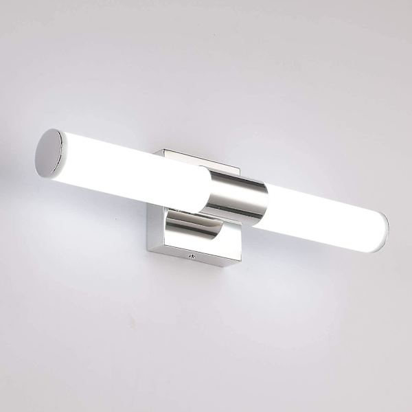 Badrumsskåpsbelysning, 7degobii 16 tum 16W 6000K Krom LED Spegel L