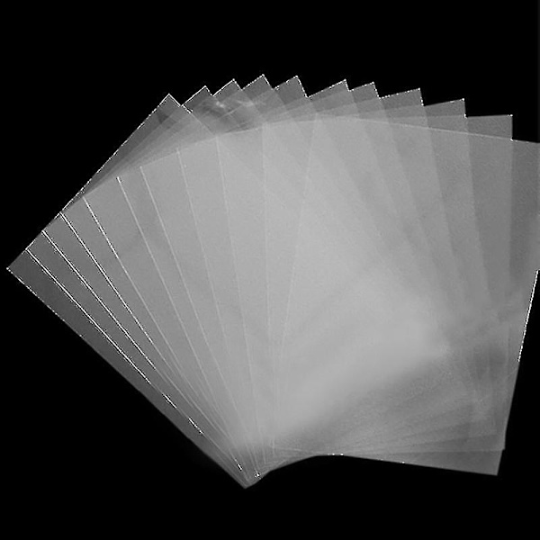 5-pack A4 Transparent Skärmtryck Film för Bläckstråleskrivning DIY Material