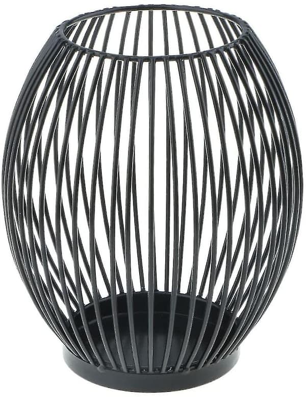 Metalltråd Lysestake, Oval Kurvholder - S