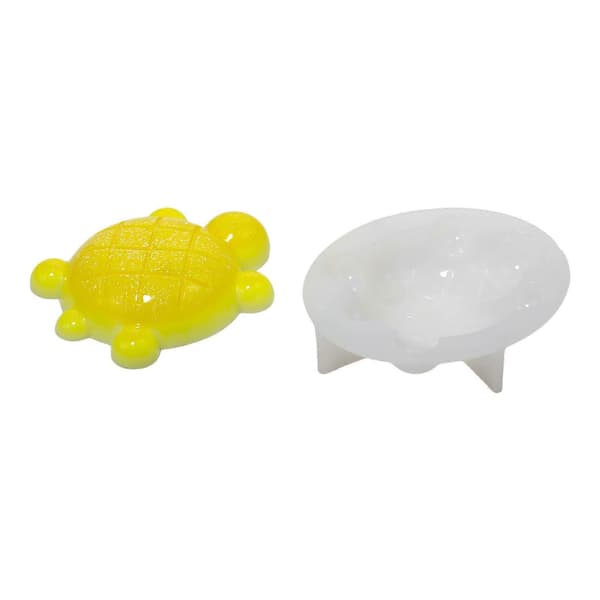 Brugervenlig silikoneform fleksibel epoxyharpiksform smykkehåndværk fremstilling af form budding/skildpaddeformede tilbehørsforme turtle 2