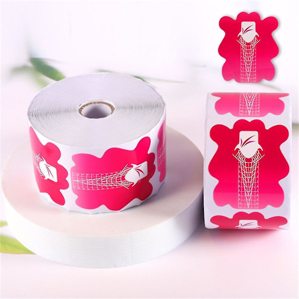 500 stk. franske negleforme tips akryl builder neglekunst guideform manicure stencil | negleform