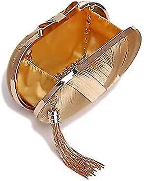 Aftenspose, Tassel Satin Aftenspose (guld)