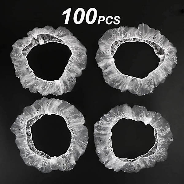 100 st Universal Transparent Rattstyrningsöverdrag Skyddande Elastisk Vattentät Plastlock Överdrag Rattöverdrag Bilinredning Tillbehör