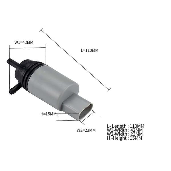 21323-232316A Vindrutespolarpump för - E60 E61 E63 E64 E65 E66 E81 E87 E88 E90 E91 E92 67126934