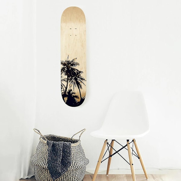 2 stk. Skateboard Væghængere Skateboard Display Hængere Skateboard Hængekrog Vertikal Og Horisontal Til Skateboard Deck Display Opbevaring