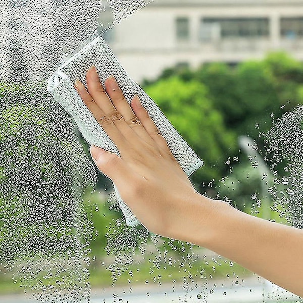 30x30 10 kpl Jäljettömiä Mikrokuituliinoja Kala-asteen Liina Hankaava Liinasetti Lasien Puhdistukseen Z37