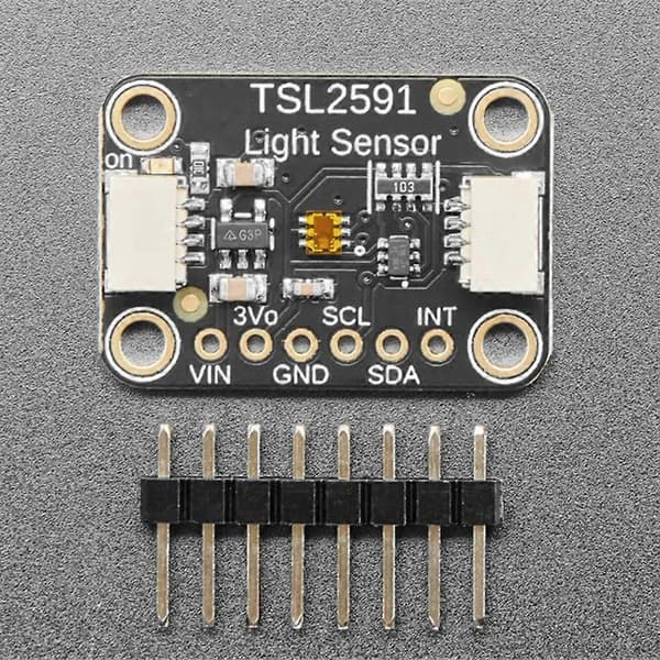 1980 TSL2591 Digital lyssensor modul med højt dynamisk område I2C-interface - STEMMA QT/Qwiic