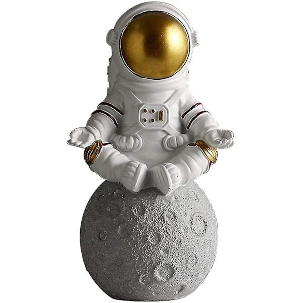 Astronaut Figurine Skulptur Rymdman Staty Skrivbordstillbehör Barn Pojkar