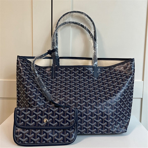 Dame Tote Taske Fashion Rejse Casual Skuldertaske Håndtaske Stor & Medium Ny Vinrød L Royal blue M