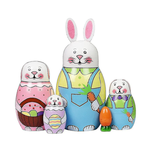 Nesting Dolls Russisk Matryoshka Tre Stacking Nested Dog Set