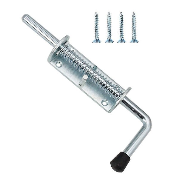 Kevyt Jousilukko, 220mm, Metallirunkoinen Lukko Kahvalla, Raskas Jousilukko Tapilla