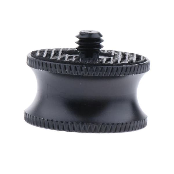 2x1/4\" han til 3/8\" hun adapterkonverter til stativ monopod kamera sort