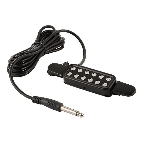 Svart Clip-on Akustisk Gitarrpickup