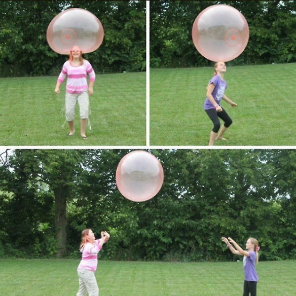 Bubbelboll Uppblåsbar Kulboll Fantastisk Super Bubbelboll Studsboll För Barn Utomhusfest