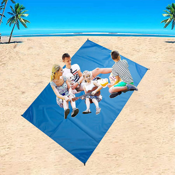 Lätt vattentät golvmatta Mini hopfällbar strandmatta Utomhuscamping Fukttät matta-för camping, resor,