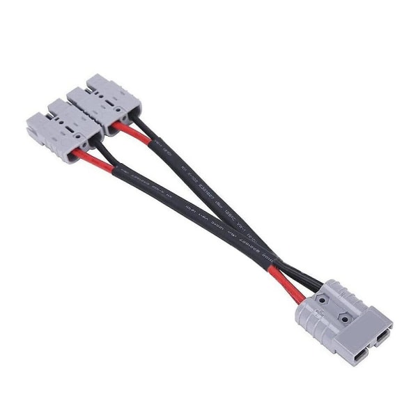 50a For Anderson Plug Connector Dobbelt Y-Adapter Batteristrømforbindelse Gaffeltruck Strømforbindelse Med 6mm Bilkabel