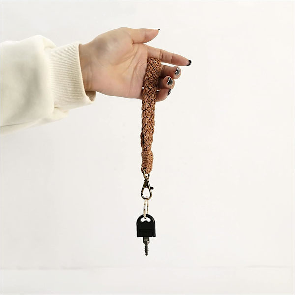 Boheme nøglering armbånd håndlavet kvast håndledsrem nøglering nøglering nøglering håndledsrem kvinder stil