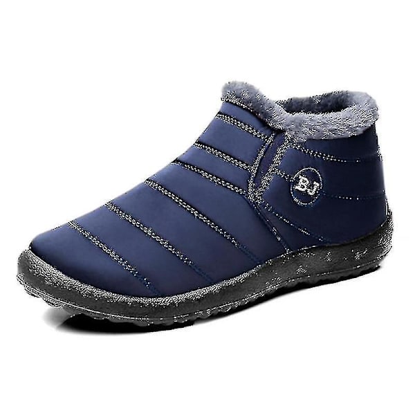 Unisex vinterkängor (storlek, färg: 39-bj-blå)