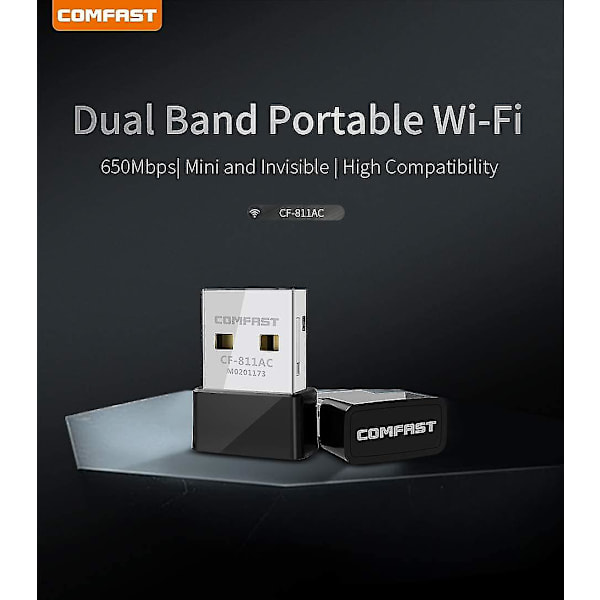 Personlig dator Wifi Usb-adapter Usb Wifi Bekväm adapter