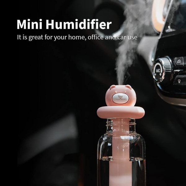 Cute Bear Portable Mini Luftfuktare, Personal Cool