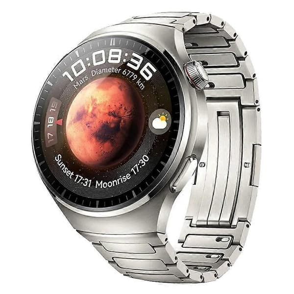 Til Huawei Watch 4 Pro urrem i titaniumlegering med aftagelige led - Titanium Titanium