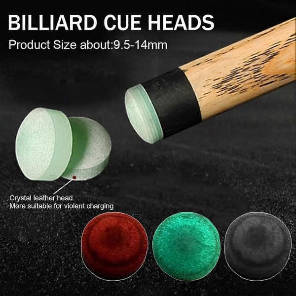 Snooker Køtupper Biljard Køtupper Biljard Køhode Biljardtilbehør H7V3 R2B0 red 12mm