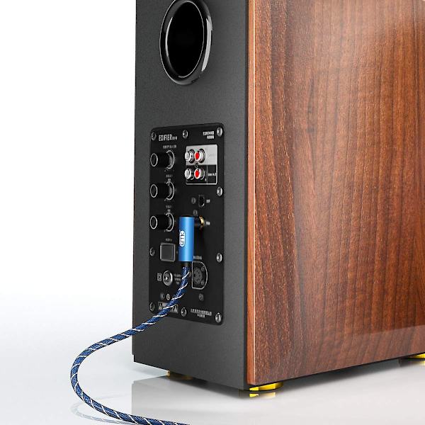 90 Graders Subwoofer Kabel Retvinklet RCA til RCA Lydkabel 24k Forgyldt Digital Koaksial RCA Snor til Hjemmekino, HDTV, DVD