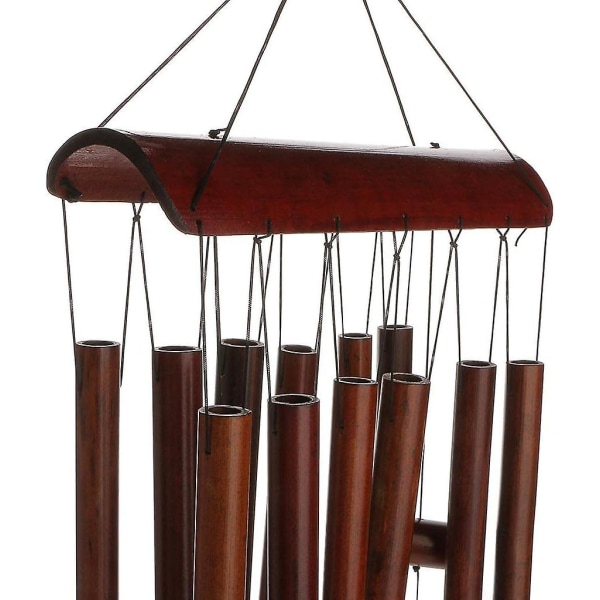Vintage dypt avslappende bambus kapellklokker vindmølle vindklokkedekor, annet, stil 6