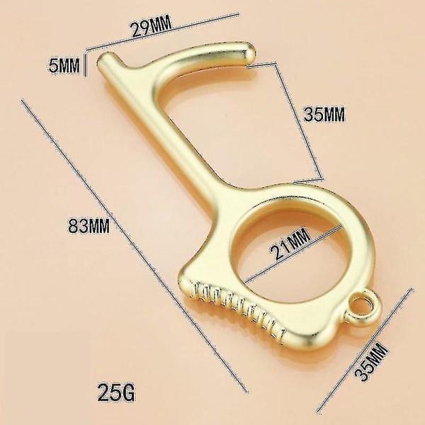 Berøringsfri nøkkelring for døråpner Artifact X- 1265 Gull