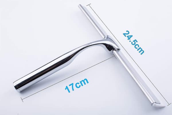 Bruse Squeegee Vindue Squeegee Husholdning Vand Rustfrit Stål 24,5 X 17cm Rengøring Squee