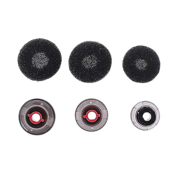 6 stk. udskiftning silikone ørepropper tips små bløde kompatibel -for Plantronics Voyager 5200 headset hovedtelefon