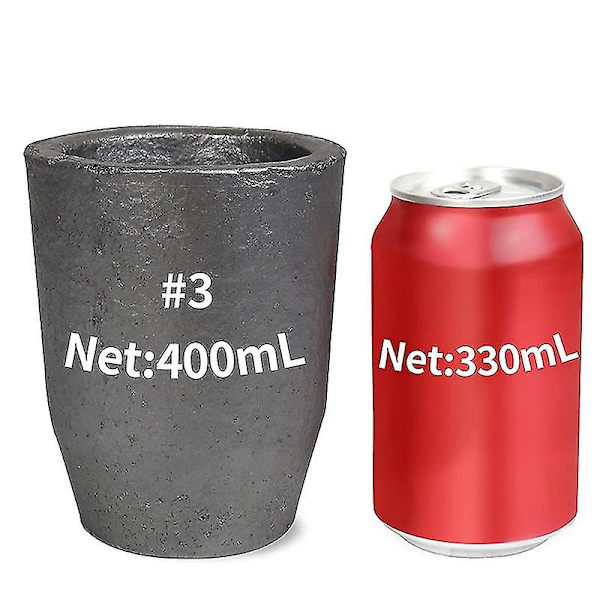 Nro 3 piikarbidigrafiittisulatto, sulatto metallien sulattamiseen, d:llä, sulatusjalostus