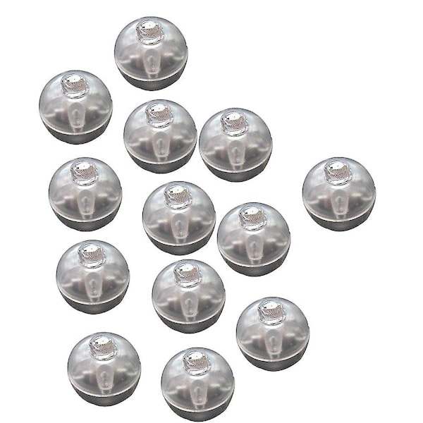 100 stk Fargerike Mini LED Lys Ballonger Papir Lanterner Lys Individuelle Trådløse Blinkende Ball Lampe (bebetter)