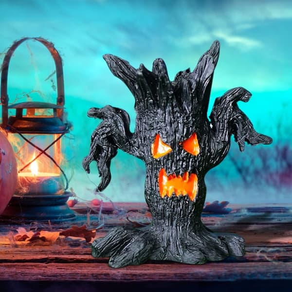 Træspøgelse træspøgelse dekoration Halloween scene dekoration tilbehør træspøgelse