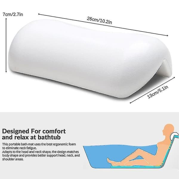 Spa Badekar Pute Ikke-Skli Badekar Hodepute