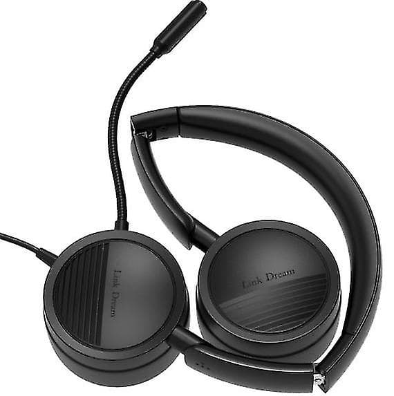 USB-headset Datorheadset In-line Samtalskontroller Kontorsheadset Med Brusreducering