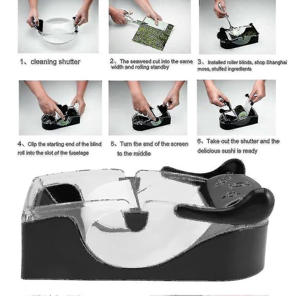 Nem Sushi Maker Onigiri Rullebold Cutter Roller Risform DIY Værktøj Hot