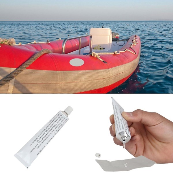 30ml kajakjolle Pvc uppblåsbar båt reparera limplåster Lim för reparation