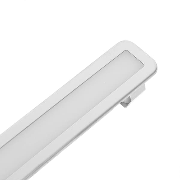Emhætte Lyspære LED Køkken Emhætte Lys Udskiftning Rektangulær Lampepære Silver 17.00X2.30X1.70CM