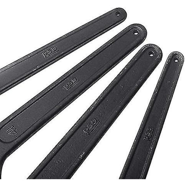 Kompresjonsfitting-nøkkel Enkelt-end Nøkkel Åpen End Flat Nøkkel (svart) (38mm)