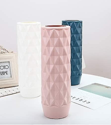 King Style Plast Vaser Til Blomster, Holdbare, Moderne Og Dekorative Til Stue, Kontor