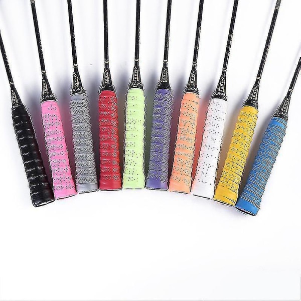 Tennisgrepp Klibbigt Tennisracketgrepp Tejp Absorberande Halkskydd Tennis Övergrepp För Tennis Badminton Pickleball Racket Handtag Grepp