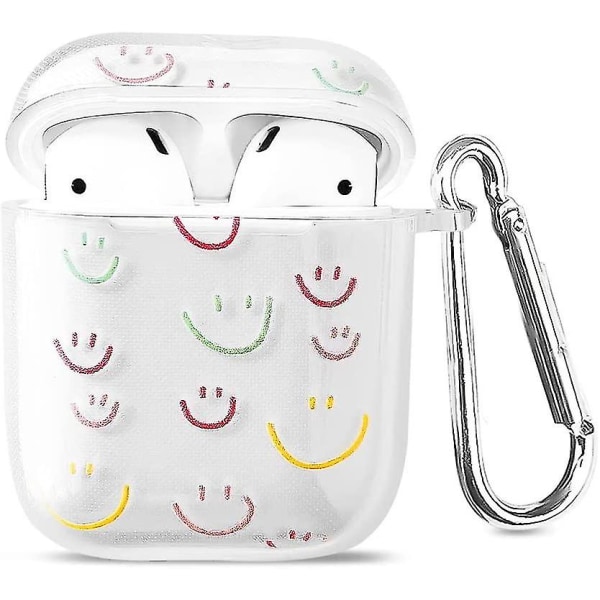 Airpod 2/1 Silikonetui Tegneserie Smiley Støvbestandig Design