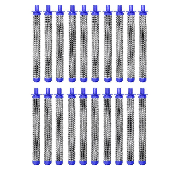 20 Pak 288749 Luftløst Sprøjtefilter Kompatibelt med 60 Mesh Luftløst Sprøjtefilter Sprøjtemodeller til S