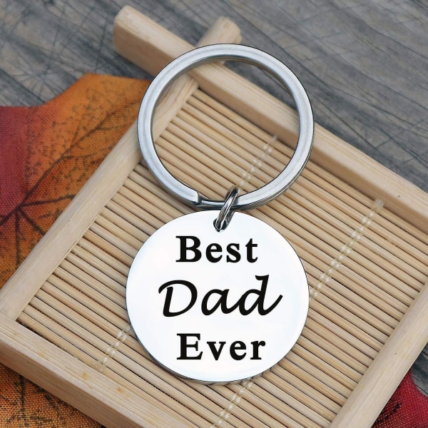 Step Dad Gift Keychain - Perfect Christmas Gift For Dad