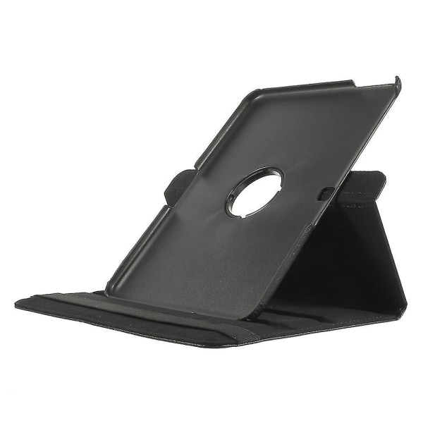 Sort Litchi Leather 360-graders roterende stativveske for Samsung Galaxy Tab 4 10.1 T531 T530 T535