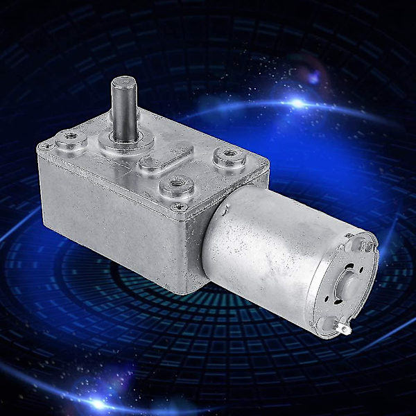 12v elektrisk reversibel reduktionsmotor med høj moment turbine snekkegear