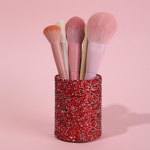 Professionella Kosmetiska Sminkborstar 8-pack Set/kit Kosmetisk Borste Skönhetsmakeupborste Sminkborstar Kosmetisk Foundation Med